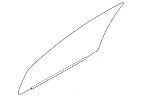 Mitsubishi Eclipse Cross 18-24 front left door glass