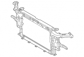 Hyundai Kona 19-21 EV radiator panel TV