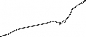 Infiniti Q50 14-20 hood release cable rear
