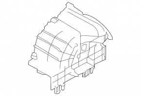 Heater housing bare right Subaru Impreza 17-23 GK