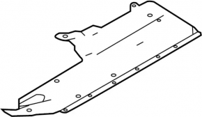 Bottom protection left Infiniti Q50 14-24