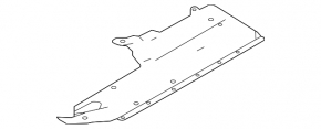 Bottom protection left Infiniti Q50 14-24