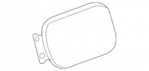 Lexus LS460 LS600h 07-17 Fuel Filler Door