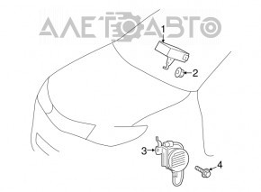 Lexus ES300h ES350 13-14 Warning Light