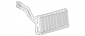 Heater radiator heater Toyota Camry v70 18-24