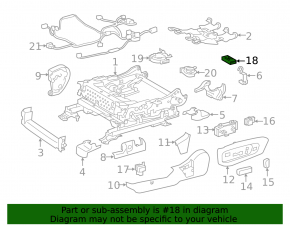 Lexus ES350 13-13 Heated Seat Control Unit