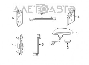 Antenna Booster Porsche Macan 15-18
