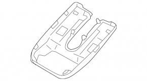 Black interior mirror cover for the Kia Sportage 17-22 (for the camera)