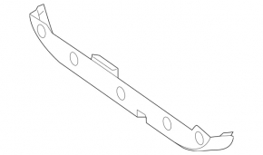 Lower trunk lid trim for Mercedes A-class V177 19-22, black, with lamp