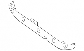 Lower trunk lid trim for Mercedes A-class V177 19-22, black, with lamp