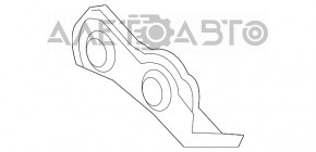 Front muffler bracket Mercedes GLA 14-20
