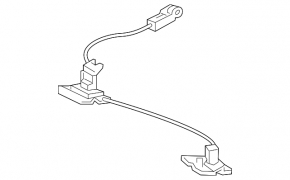 Rear seat folding lever Mazda 3 14-18 BM