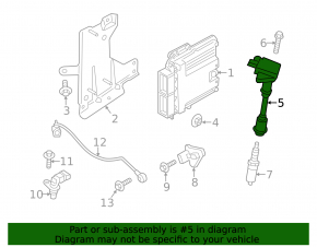 Ignition Coil Ford Escape MK3 13-19 1.5T