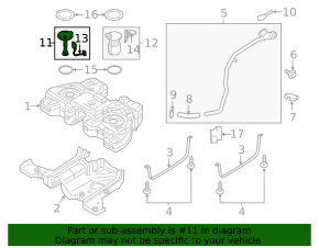 Fuel level sensor Ford Edge 15-24