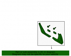 Mudguards rear 2pcs Ford Edge 19-
