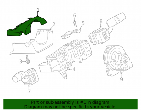 Steering column frame Mazda CX-5 17-25