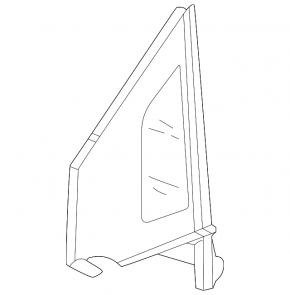 Door glass triangle with seal front right Volkswagen ID.4 21-23