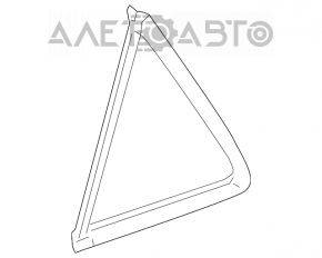 Mercedes W164 ML rear right triangle door glass