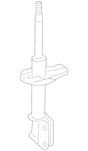 Front left shock absorber for Subaru Outback 10-12