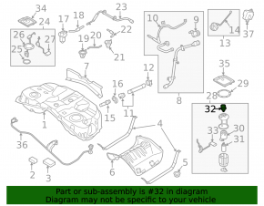 Fuel Pressure Sensor Hyundai Tucson 16-18 1.6T, 2.0