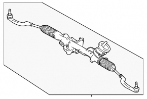 Infiniti QX30 17-19 AWD Power Steering Rack