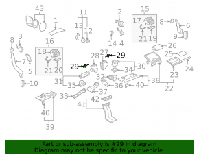 Interior Air Temperature Sensor Audi A4 B9 17-
