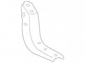 Lexus GX460 10-23 Left Center Step Sill Bracket
