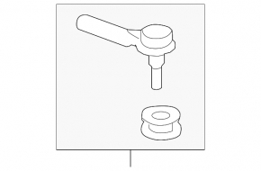 Steering tip right Honda CRV 12-16 CTR