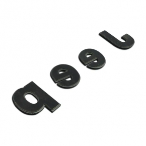Jeep Cherokee KL 14-18 Hood Emblem Glossy Black