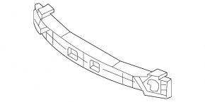 Nissan Leaf 13-17 Front Bumper Absorber