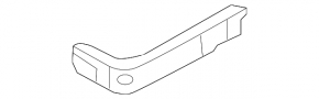 Front bumper mount right Infiniti JX35 QX60 13- mount broken