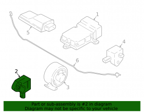 Airbag sensor front left BMW 5 G30 17-23