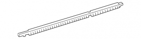 Chrome molding for the door and glass, central rear right, Lexus LX 22-26