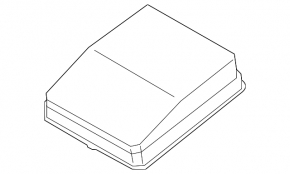 Mitsubishi Lancer 16-17 underhood fuse box cover