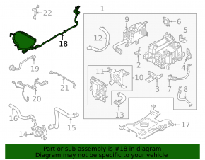 Hyundai Tucson 22-24V Battery-Inverter High Voltage Cable