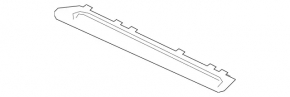 Upper right grille molding for Mercedes W166 GLE 16-19