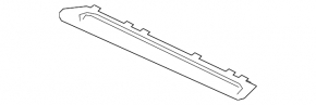 Upper right grille molding for Mercedes W166 GLE 16-19