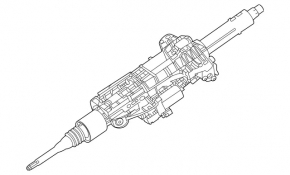 Steering column Mercedes W167 GLE 350 450 20-23 with electrical adjustment, rusty, drives do not work