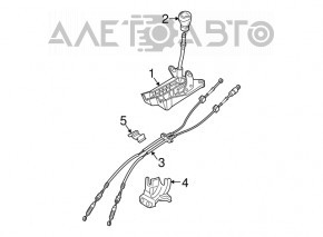 Transmission cable Mazda3 03-08