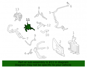 Gearbox cooler Toyota Sienna 21-25