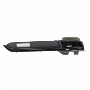 Right front panel trim for Ford Mustang mk6 15-23, black, without deflector, with emblem