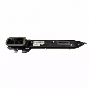 Right front panel trim for Ford Mustang mk6 15-23, black, without deflector, with emblem