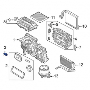 Ford Explorer 20-Air Conditioner Heater Valve