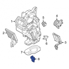 Ford Explorer 20-Air Conditioner Heater Valve