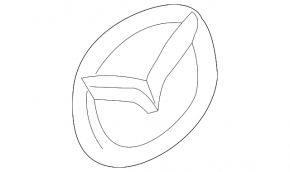 Mazda CX-50 23-26 tailgate emblem
