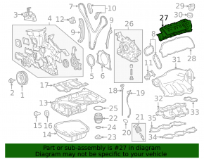 Front valve cover 3.5 2GR-FE Lexus ES350