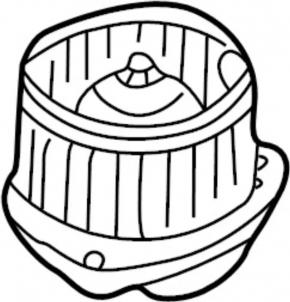 Heater fan motor for Nissan 370Z 09-20