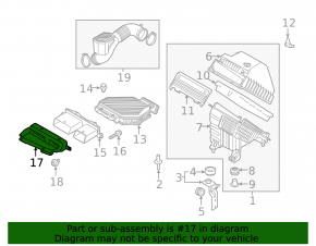 Kia Sportage 17-22 front air intake