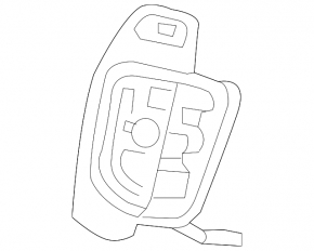 Left steering wheel paddle shifter Volvo XC40 19-25 Ultimate, R-Design