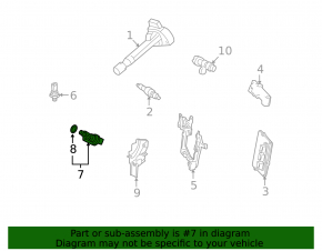 Crankshaft Position Sensor Honda Accord 13-17 2.4